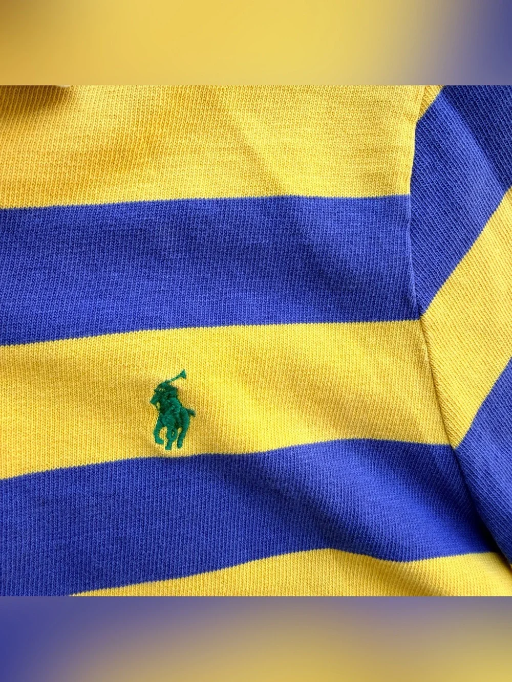 Ralph Lauren  Men’s Custom Fit Class K-1 Large Blue Kayak Exp 368 Polo Shirt